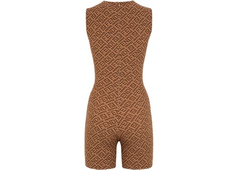 fendi sleeveless mid thigh bodysuit|fendi x skims sales.